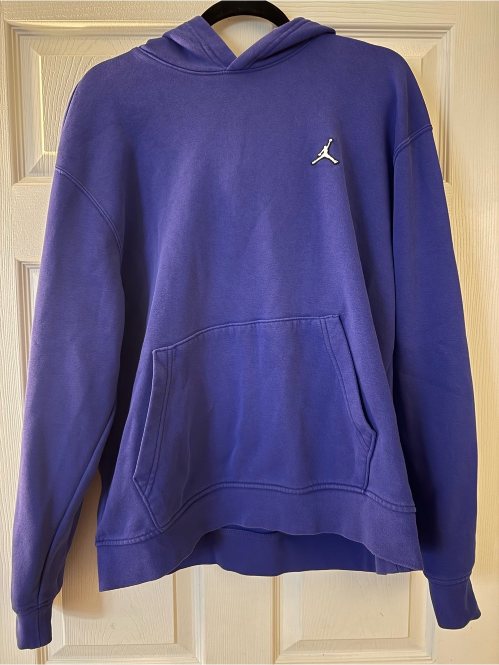 Jordan Men's Royal Purple Crewneck Hoodie with Jumpman